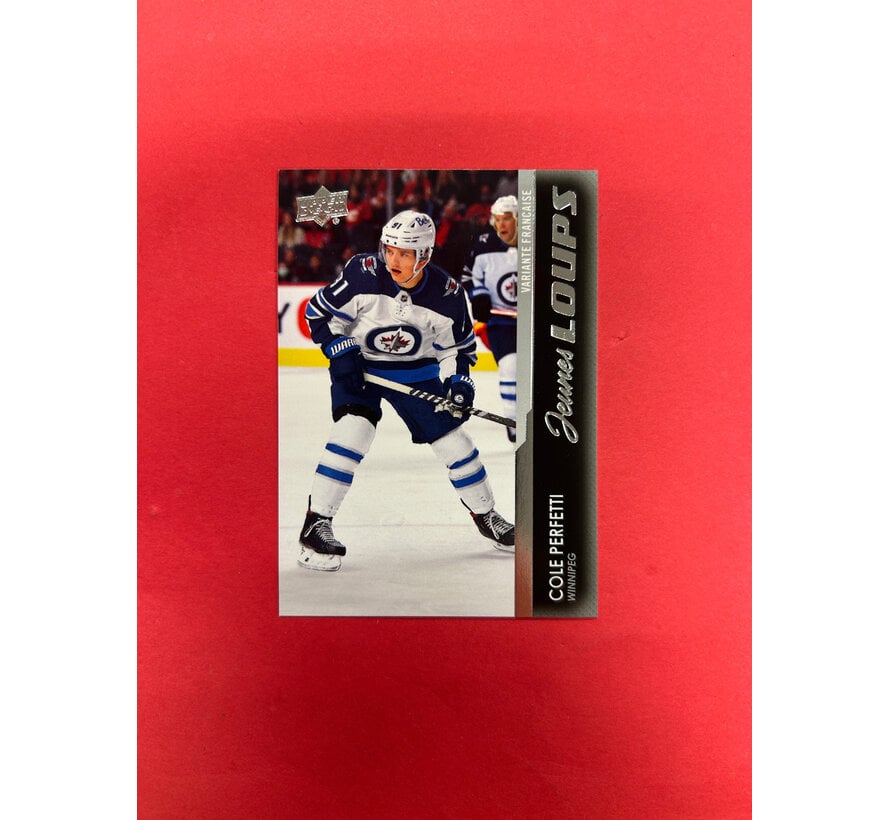 2021-22 UPPER DECK SERIES 2 COLE PERFETTI YOUNG GUNS FRENCH