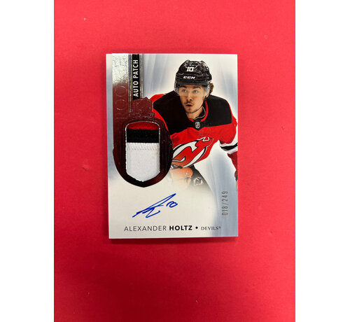 UPPER DECK 2021-22 UPPER DECK THE CUP ALEXANDER HOLTZ CUP ROOKIE PATCH AUTO /249