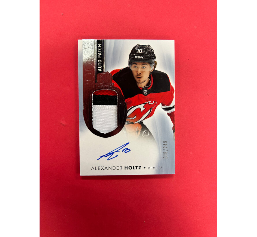 2021-22 UPPER DECK THE CUP ALEXANDER HOLTZ CUP ROOKIE PATCH AUTO /249