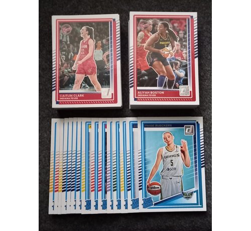 PANINI 2025 DONRUSS WNBA COMPLETE SET WITH ROOKIES