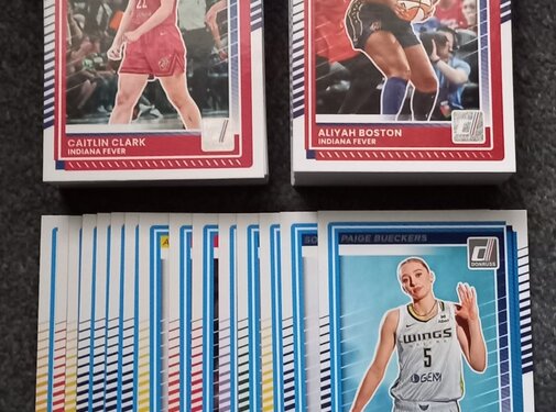PANINI 2025 DONRUSS WNBA COMPLETE SET WITH ROOKIES