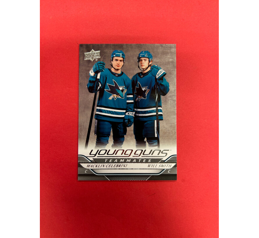 2024-25 UPPER DECK SERIES 2 CELEBRINI SMITH YOUNG GUNS TEAMATES