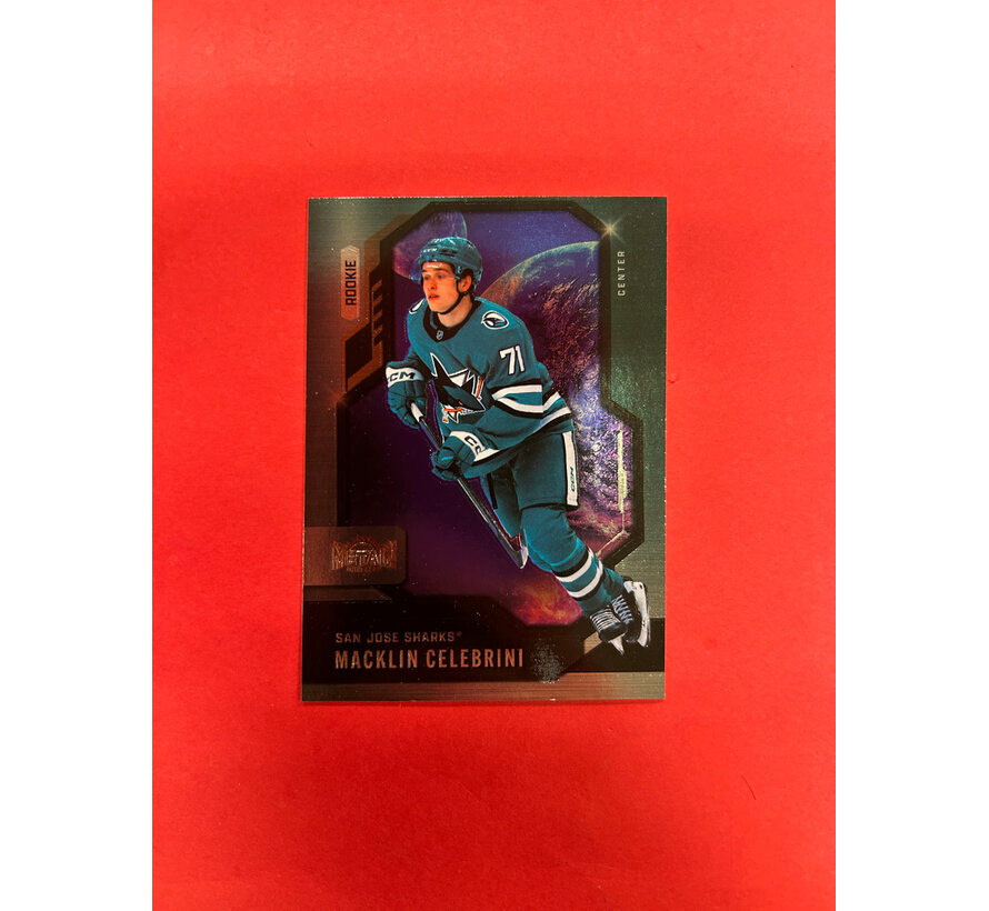 2024-25 SKYBOX METAL UNIVERSE MACKLIN CELEBRINI ROOKIE