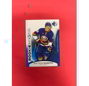 UPPER DECK 2025-26 UPPER DECK SP MATTHEW SCHAEFER ROOKIE AUTHENTICS BLUE