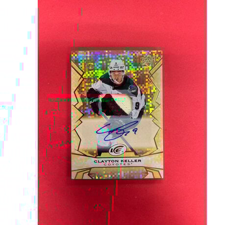 UPPER DECK 2022-23 UPPER DECK ICE CLAYTON KELLER PATCH AUTO /49