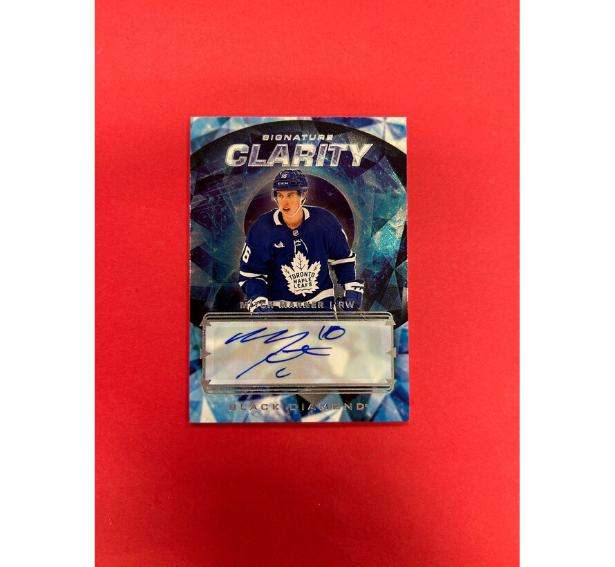 2024-25 UPPER DECK BLACK DIAMOND MITCH MARNER CLARITY AUTO
