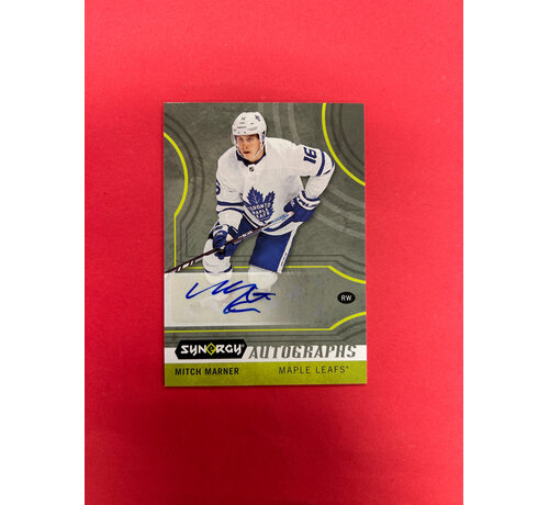 UPPER DECK 2019-20 UPPER DECK SYNERGY MITCH MARNER AUTOGRAPHS