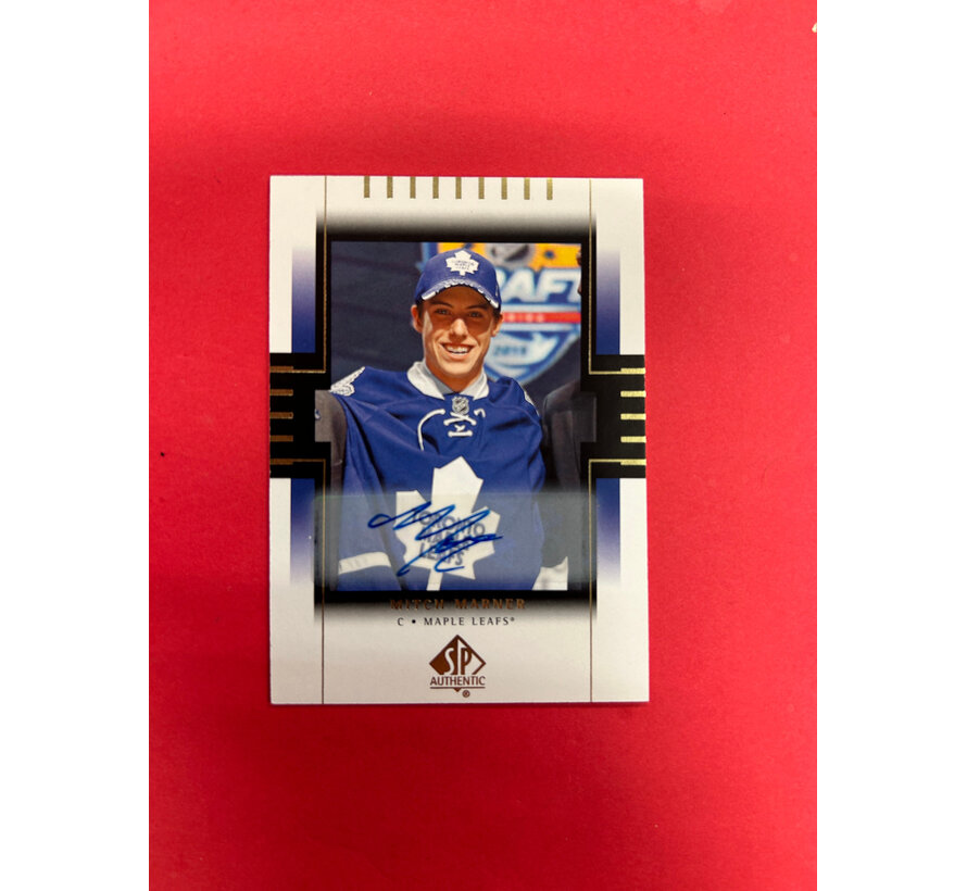 2019-20 SP AUTHENTIC MITCH MARNER ROUND DRAFT PICKS AUTOGRAPH SSP