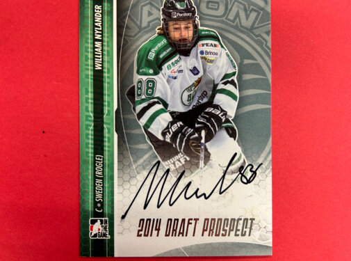 IN THE GAME 2013 IN THE GAME WILLIAM NYLANDER SILVER AUTOGRAPH