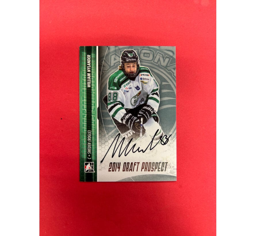 2013 IN THE GAME WILLIAM NYLANDER SILVER AUTOGRAPH