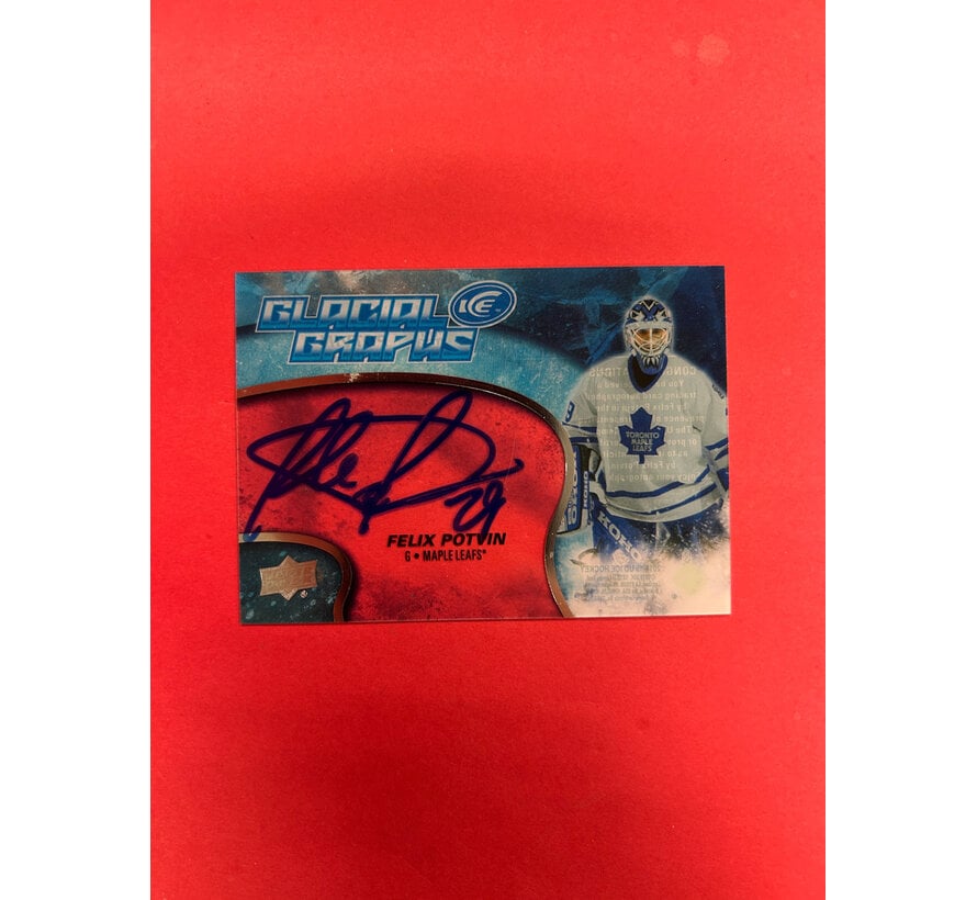 2018-19 UPPER DECK ICE FELIX POTVIN GLACIAL GRAPHS