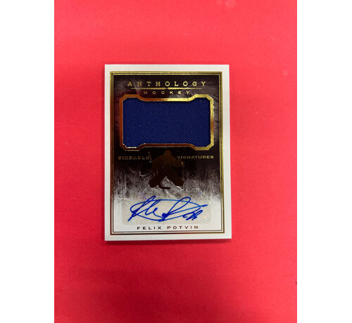PANINI 2014-15 PANINI ROOKIE ANTHOLOGY SIZEABLE SIGNATURES FELIX POTVIN 1/75