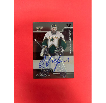 IN THE GAME 2002 IN THE GAME SIGNATURE SERIES ED BELFOUR VAULT AUTOGRAPH