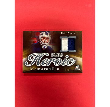 IN THE GAME 2015-16 IN THE GAME FELIX POTVIN HEROIC MEMORABILIA PATCH /5