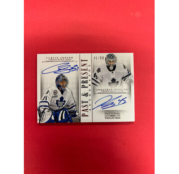 PANINI 2013-14 PANINI NATIONAL TREASURES PAST AND PRESENT SIGNATURES JOSEPH/ BERNIER