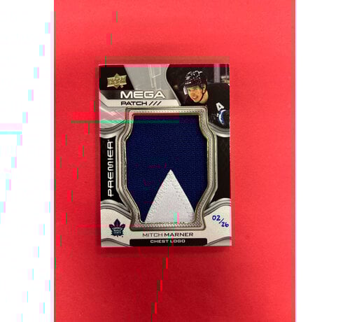 UPPER DECK 2022-23 UPPER DECK PREMIER MITCH MARNER MEGA PATCH /26 TIP OF LEAF