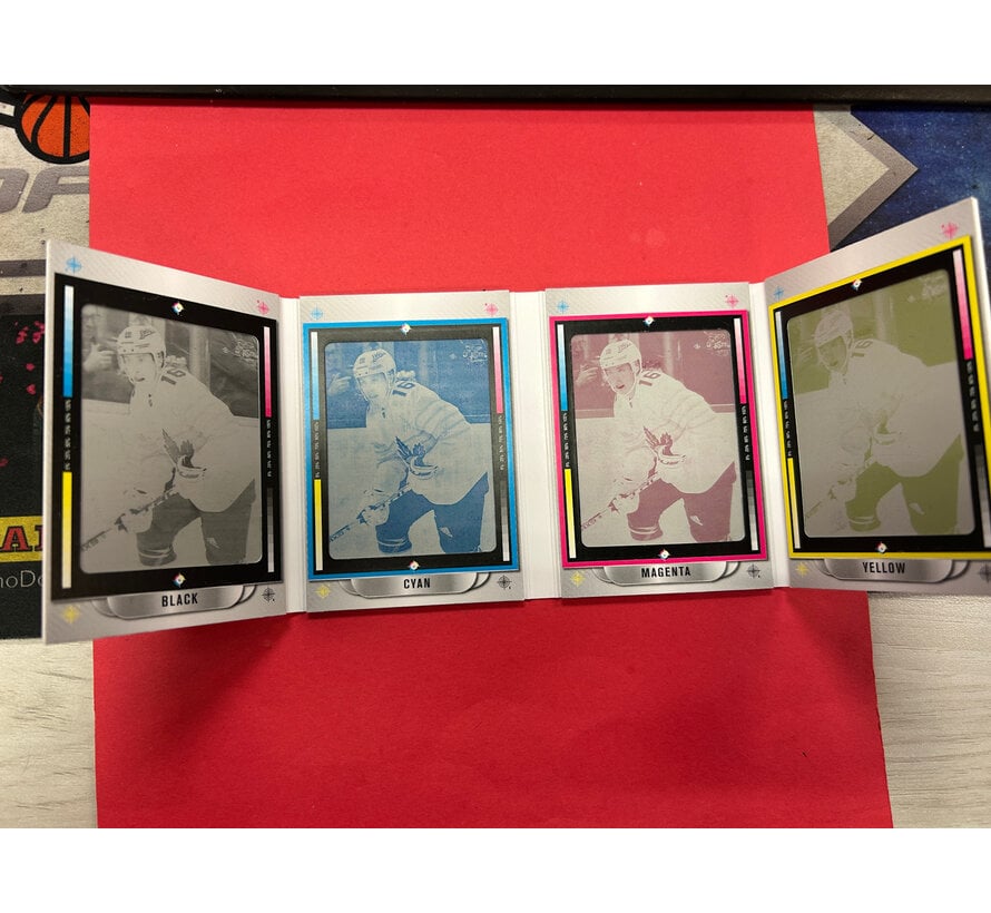 2020-21 UPPER DECK THE CUP PRINTING PLATE BOOKLETS MITCH MARNER 1/1