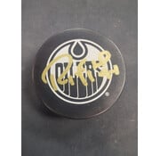 RYAN SMYTH AUTOGRAPHED PUCK NHL OILERS