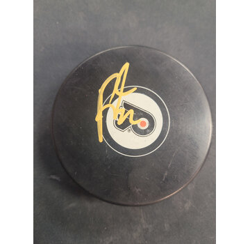 RICK TOCCHET AUTOGRAPHED PUCK NHL FLYERS