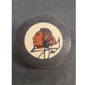 AL SECORD AUTOGRAPHED PUCK NHL BLACKHAWKS