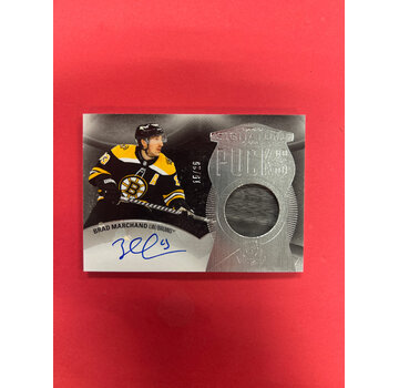 UPPER DECK 2024-25 UPPER DECK THE CUP BRAD MARCHAND  SIGNATURE PUCKS /25