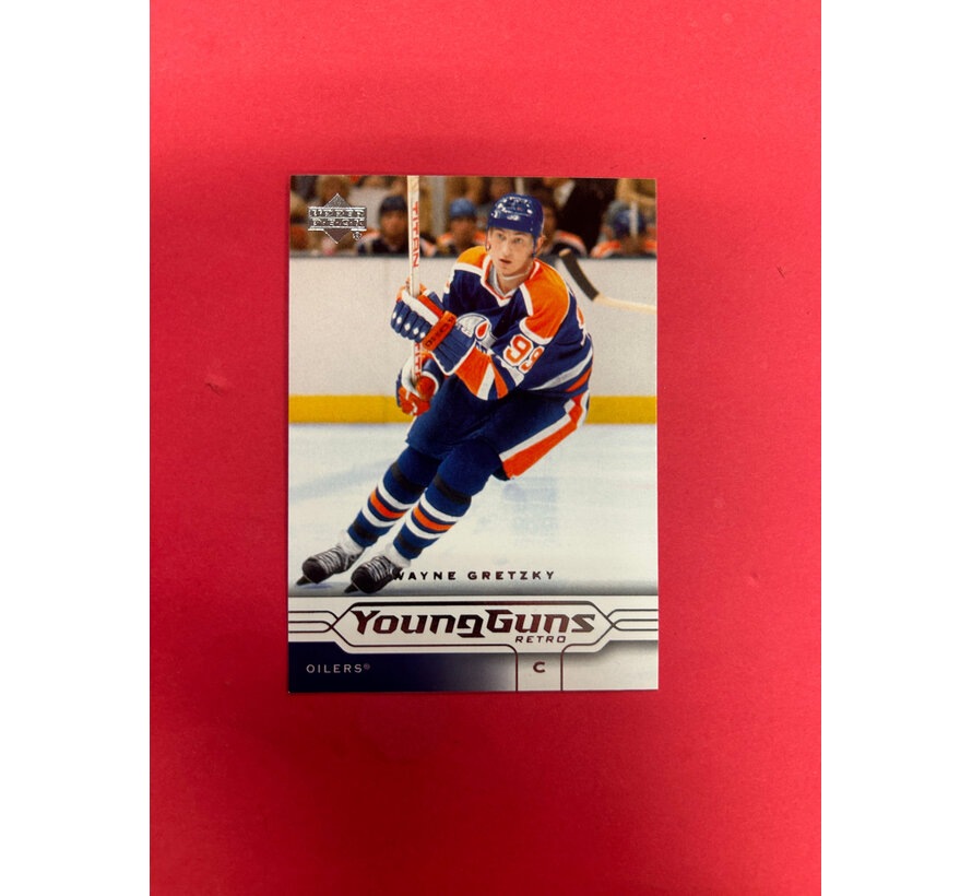 2003-04 UPPER DECK WAYNE GRETZKY YOUNG GUNS RETRO SP