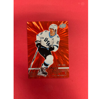 UPPER DECK 2025-26 UPPER DECK SERIES 2 DMITRI SIMASHEV YOUNG GUNS OUTBURST RED /25