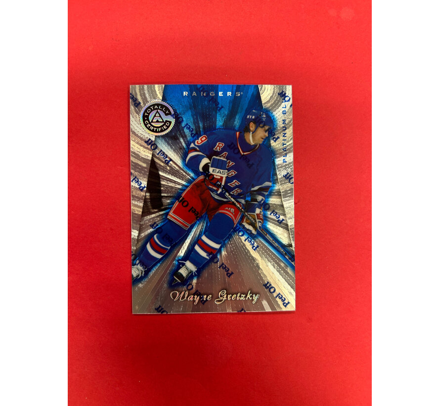 1997 TOTALLY CERTIFIED WAYNE GRETZKY PLATINUM BLUE /3099