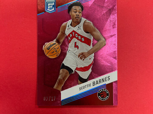 PANINI 2022 DONRUSS ELITE SCOTTIE BARNES MOTHERS DAY PINK /17