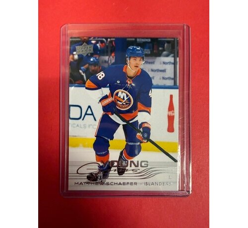 UPPER DECK 2025-26 SERIES 2 YOUNG GUNS MATTHEW SCHAEFER #451