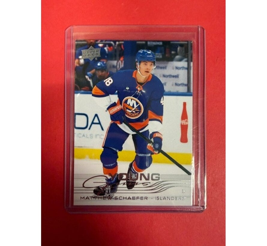 2025-26 SERIES 2 YOUNG GUNS MATTHEW SCHAEFER #451
