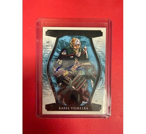 UPPER DECK 2023-24 ARTIACTS BLACK AUTO KAREL VEJMELKA 2/5 #146