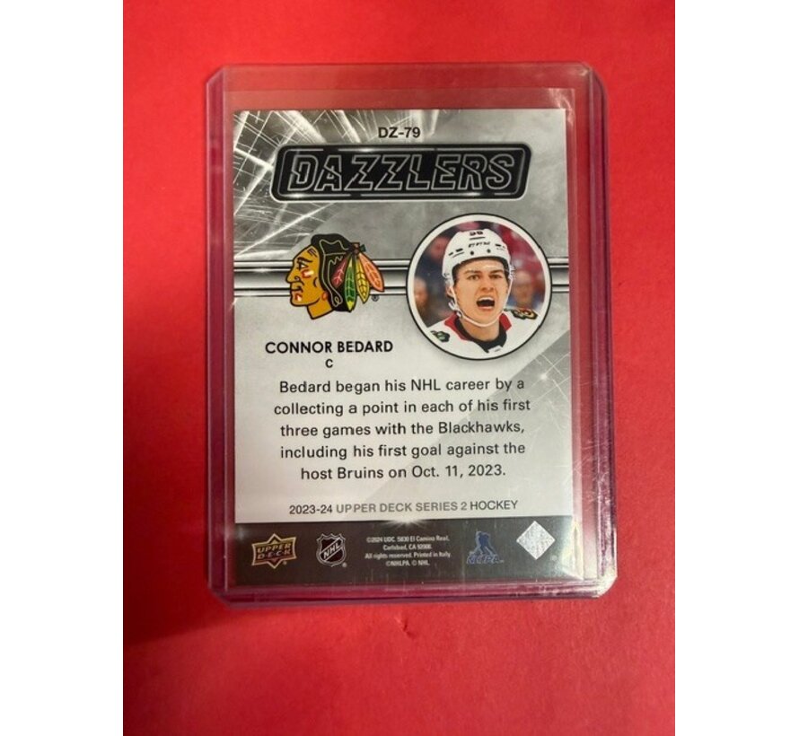 2023-24 DAZZLERS ORANGE ROOKIE CONNOR BEDARD #DZ-79