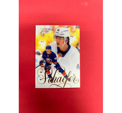 UPPER DECK 2025-26 UPPER DECK FLAIR MATTHEW SCHAEFER ROOKIES