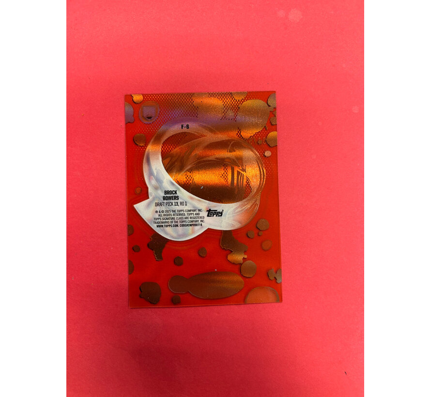 2025 TOPPS COSMIC BROCK BOWERS FLUIDITY BRONZE /50