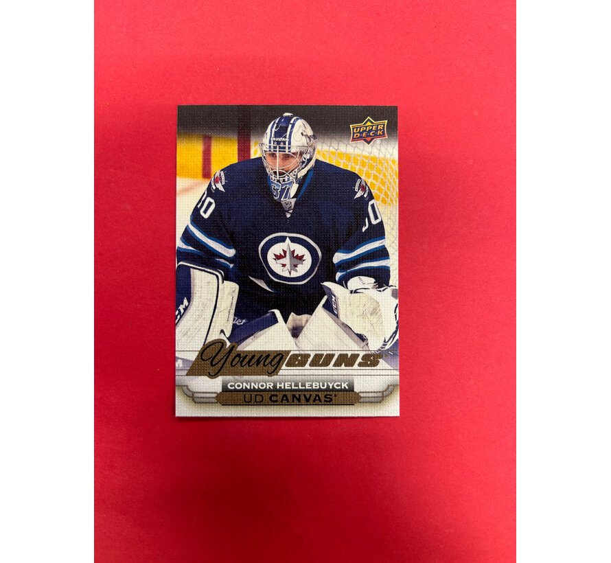 2015-16 UPPER DECK SERIES 1 CONNOR HELLEBUYCK YOUNG GUNS CANVAS