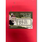IN THE GAME 2010-11 IN THE GAME BETWEEN THE PIPES MARTIN BRODEUR AUTOGRAPH