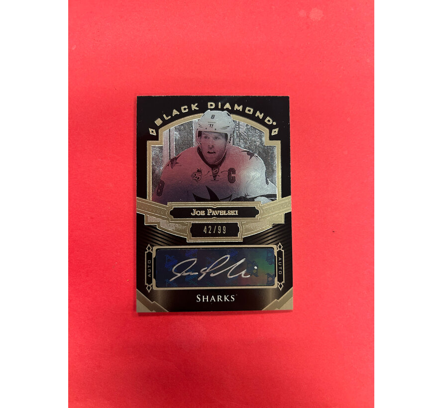 2016-17 UPPER DECK BLACK DIAMOND JOE PAVELSKI AUTO /99