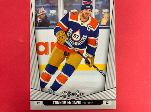 O-PEE-CHEE 2024-25 O-PEE-CHEE CONNOR MCDAVID PHOTO VARIATION