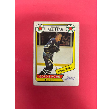 O-PEE-CHEE 1975-76 O-PEE-CHEE GORDIE HOWE ALL STAR PUZZLE BACK