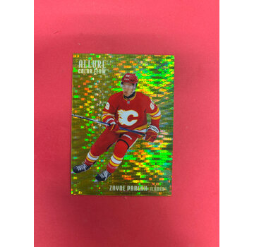 UPPER DECK 2025-26 UPPER DECK ALLURE ZAYNE PAREKH YELLOW GREEN SPECTRUM COLOR FLOW ROOKIE /99