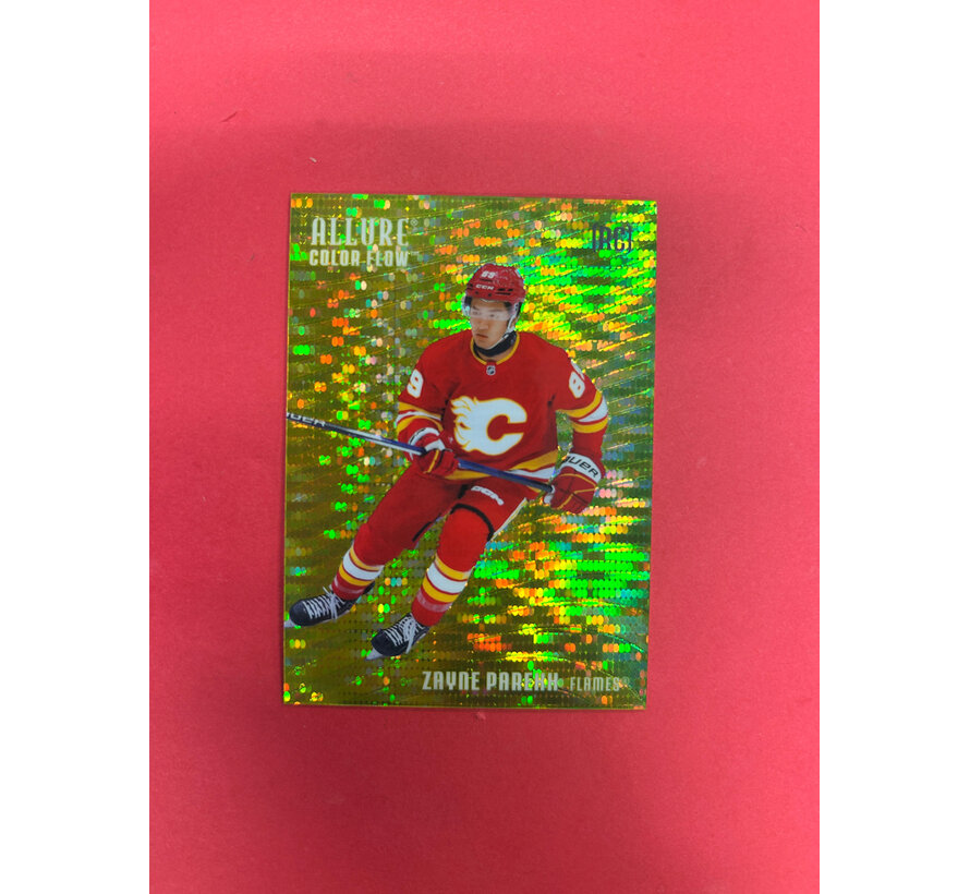 2025-26 UPPER DECK ALLURE ZAYNE PAREKH YELLOW GREEN SPECTRUM COLOR FLOW ROOKIE /99