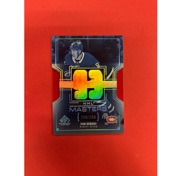 UPPER DECK 2025-26 SP GAME USED IVAN DEMIDOV NHL MASTERS 299/299