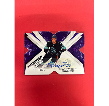 UPPER DECK 2022-23 UPPER DECK SPX SHANE WRIGHT RADIANCE FX ROOKIE AUTO /35