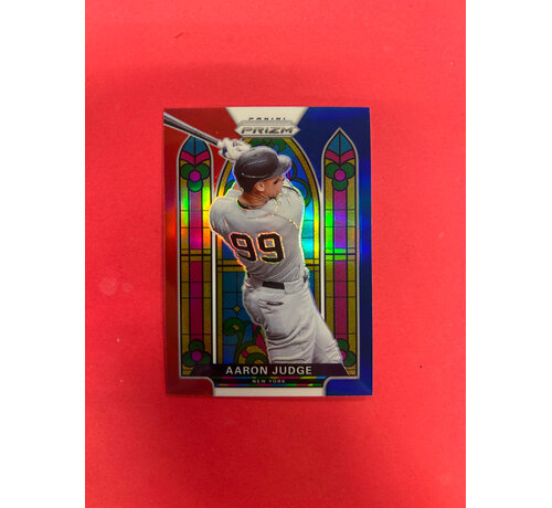 PANINI 2021 PANINI PRIZM BASEBALL AARON JUDGE WHITE PRIZM MOSAIC STAINED GLASS
