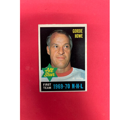 O-PEE-CHEE 1971-72 O-PEE-CHEE GORDIE HOWE ALL STAR
