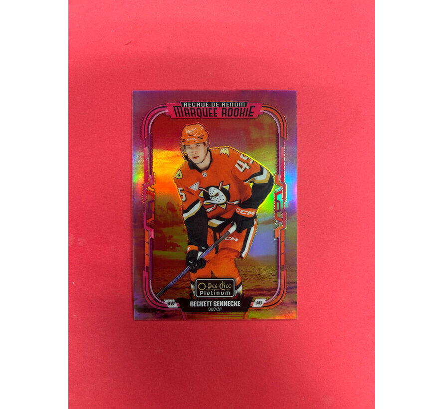 2025-26 O-PEE-CHEE BECKETT SENNECKE MARQUEE ROOKIES PREVIEW SUNSET