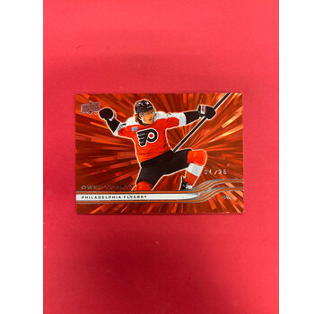 UPPER DECK 2025-26 UPPER DECK SERIES 2 OWEN TIPPETT RED OUTBURST /25