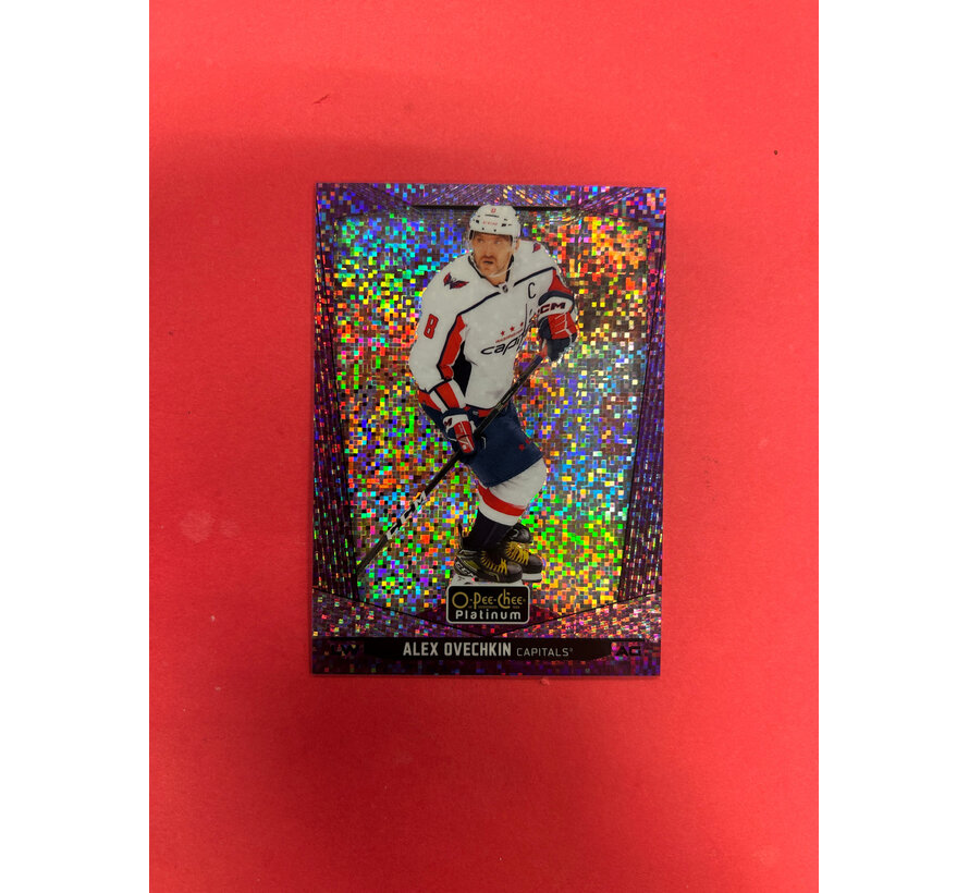 2024-25 OPC PLATINUM ALEX OVECHKIN VIOLET PIXELS /99