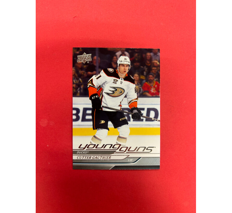 2024-25 UPPER DECK SERIES 1 CUTTER GAUTHIER YOUNG GUNS